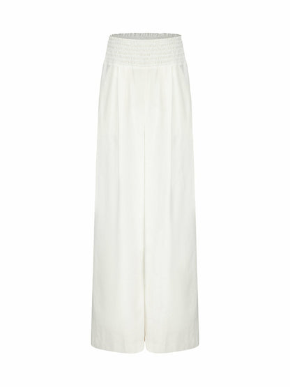 Nana Jacqueline Marina Pants: White Pants for Resort Brunch White