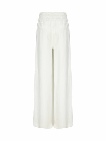 Nana Jacqueline Marina Pants: White Pants for Resort Brunch White