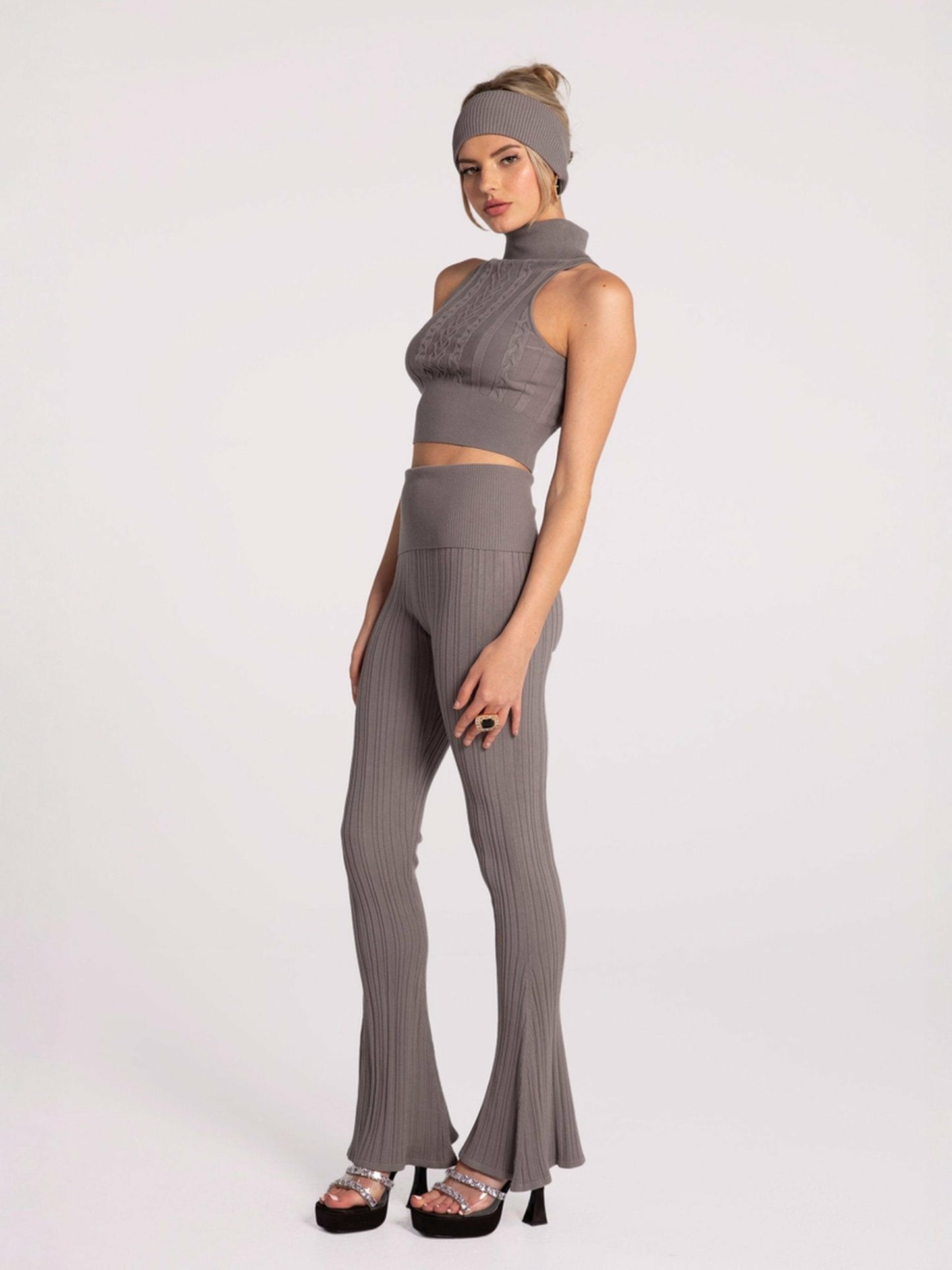 Nana Jacqueline Morgan Pants: Grey Pants for Brunch Grey