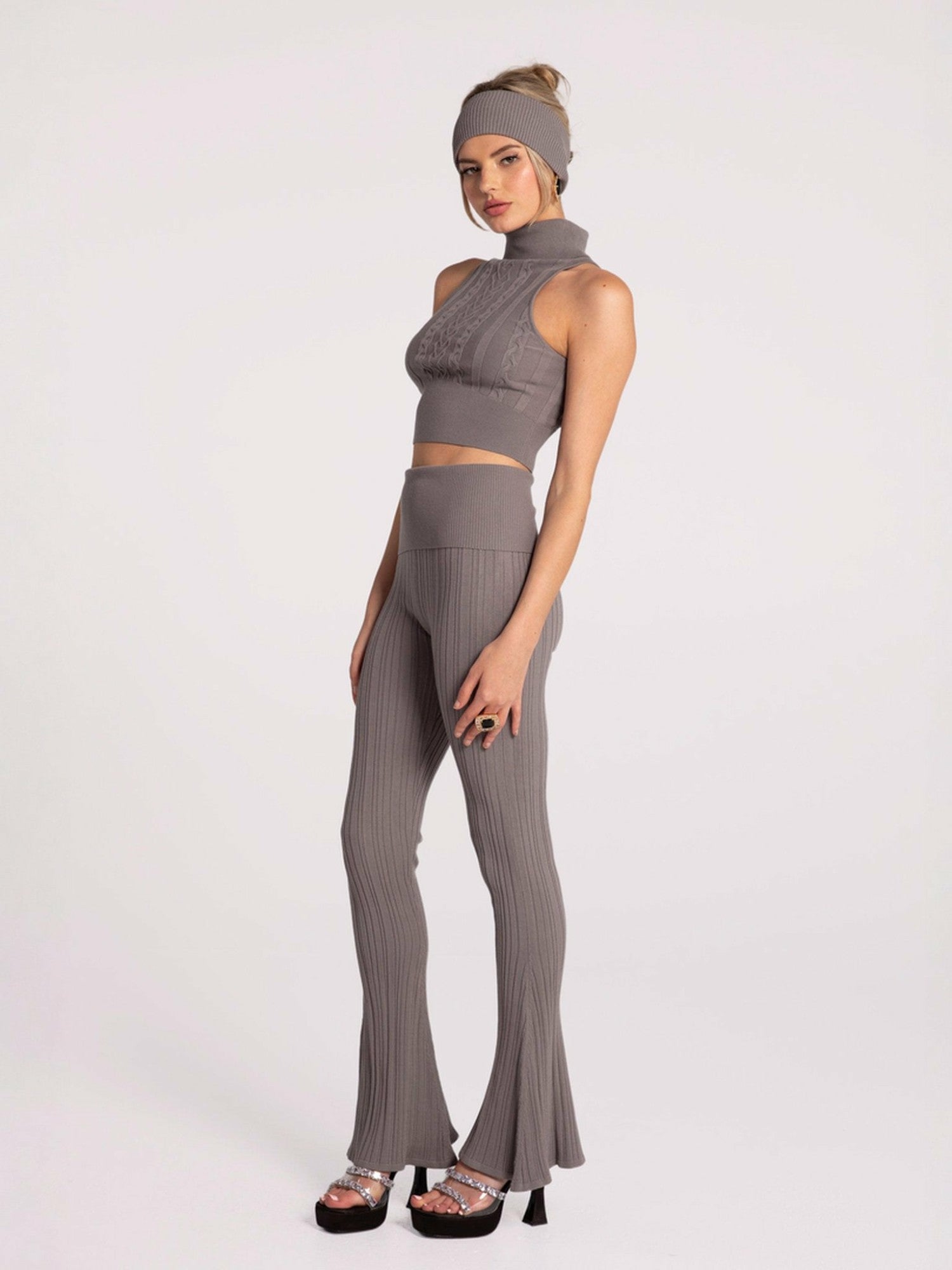 Nana Jacqueline Morgan Pants: Grey Pants for Brunch Grey