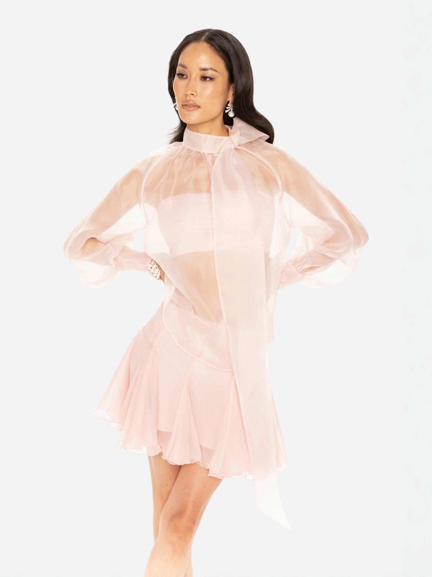 Nana Jacqueline Evie Diamond Top: Pink Top for Date Night Pink