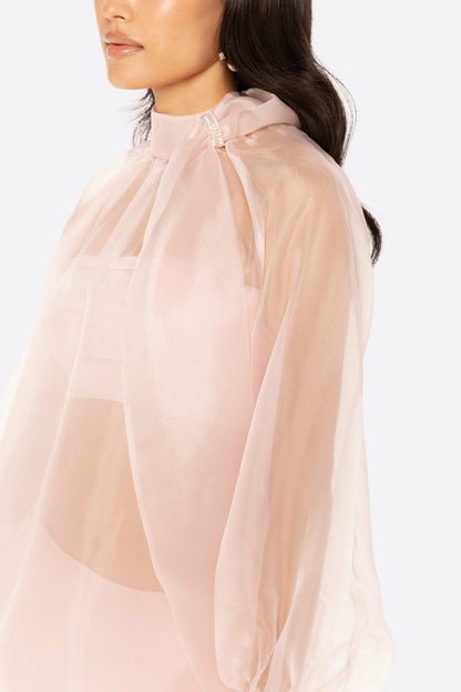 Nana Jacqueline Evie Diamond Top: Pink Top for Date Night Pink
