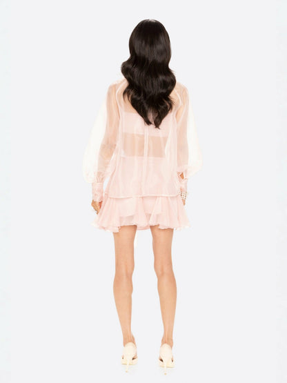 Nana Jacqueline Evie Diamond Top: Pink Top for Date Night Pink