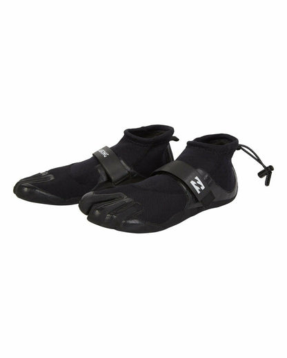 Billabong 2mm Pro Reef Flatlock Wetsuit Boots - Black