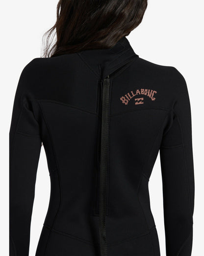 Billabong 3/2mm Foil GBS Back Zip Wetsuit - Black
