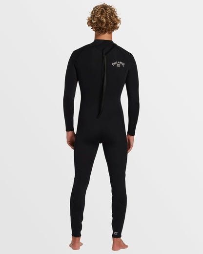 Billabong 3/2mm Foil GBS Back Zip Wetsuit - Black