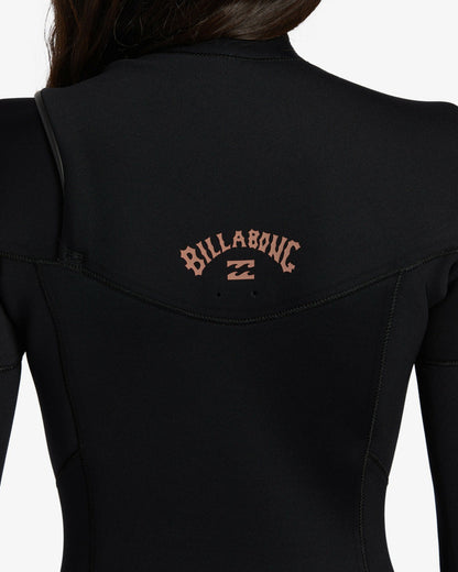 Billabong 3/2mm Foil GBS Chest Zip Wetsuit - Black