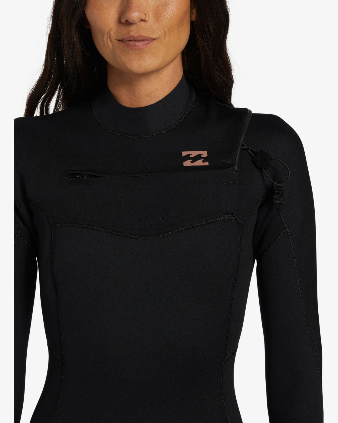 Billabong 3/2mm Foil GBS Chest Zip Wetsuit - Black