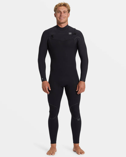 Billabong 3/2mm Furnace Natural Upcycler GBS Chest Zip Wetsuit - Black