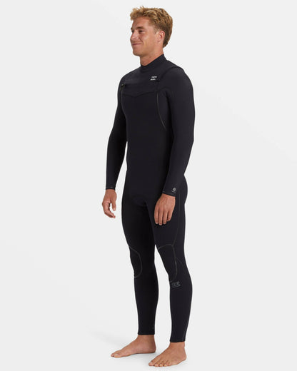Billabong 3/2mm Furnace Natural Upcycler GBS Chest Zip Wetsuit - Black