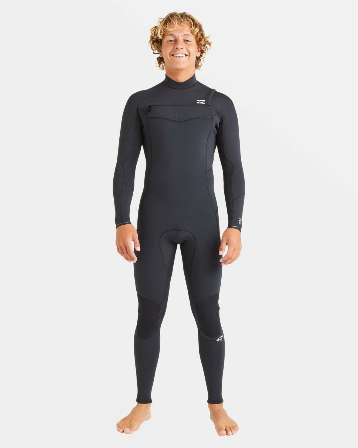 Billabong 4/3mm Absolute Natural Upcycler GBS Chest Zip Wetsuit - Black