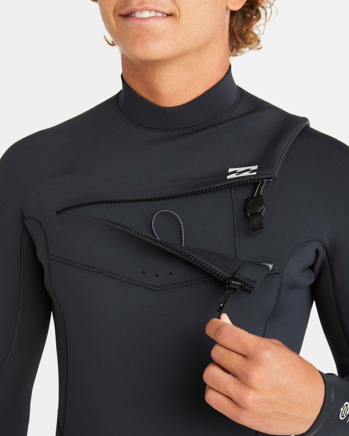 Billabong 4/3mm Absolute Natural Upcycler GBS Chest Zip Wetsuit - Black