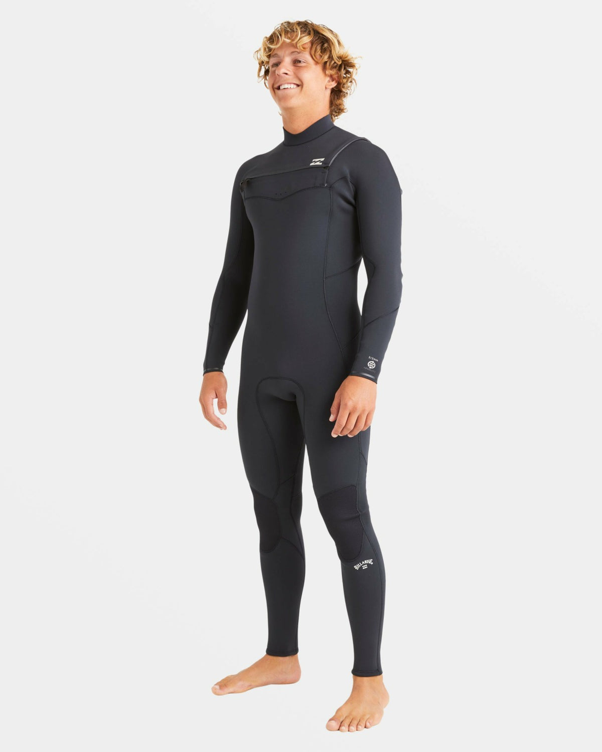 Billabong 4/3mm Absolute Natural Upcycler GBS Chest Zip Wetsuit - Black