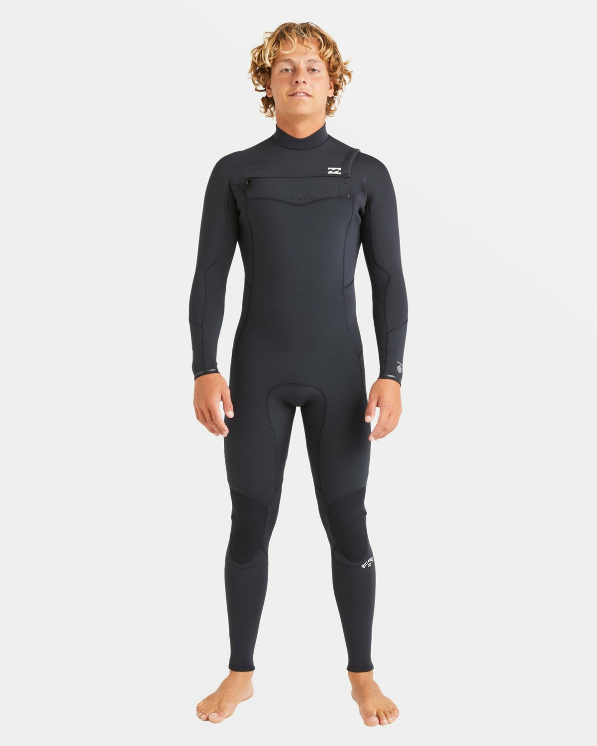 Billabong 4/3mm Absolute Natural Upcycler GBS Chest Zip Wetsuit - Black