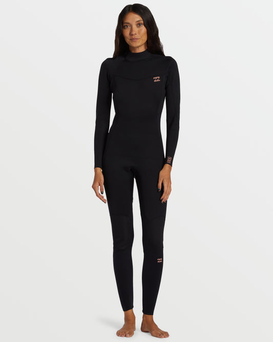 Billabong 4/3mm Foil GBS Back Zip Wetsuit - Black