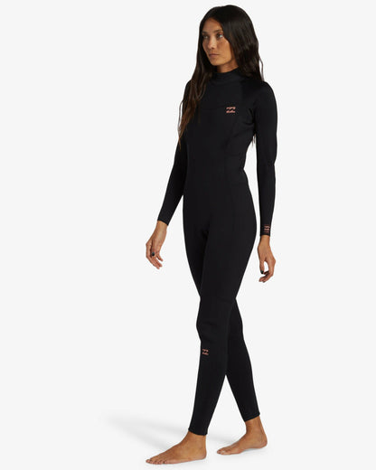 Billabong 4/3mm Foil GBS Back Zip Wetsuit - Black