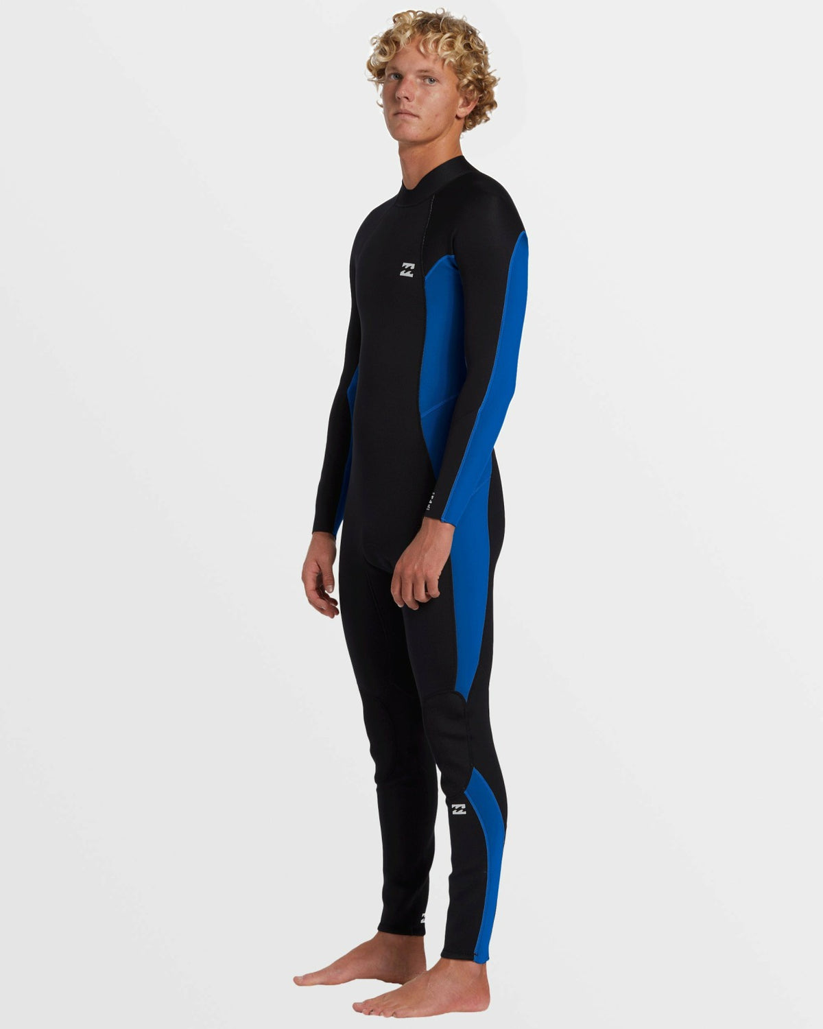 Billabong 4/3mm Foil GBS Back Zip Wetsuit - Mid Blue