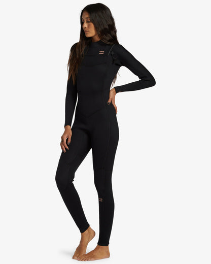 Billabong 4/3mm Foil GBS Chest Zip Wetsuit - Black