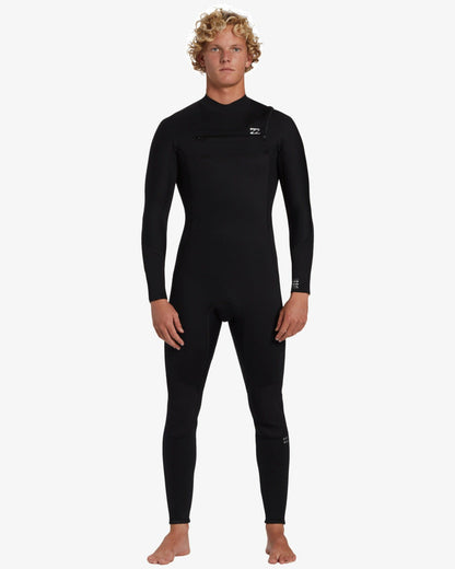 Billabong 4/3mm Foil GBS Chest Zip Wetsuit - Black