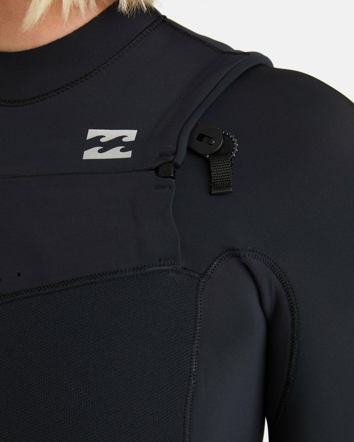 Billabong 4/3mm Furnace Natural GBS Chest Zip Fullsuit - Black Tiki