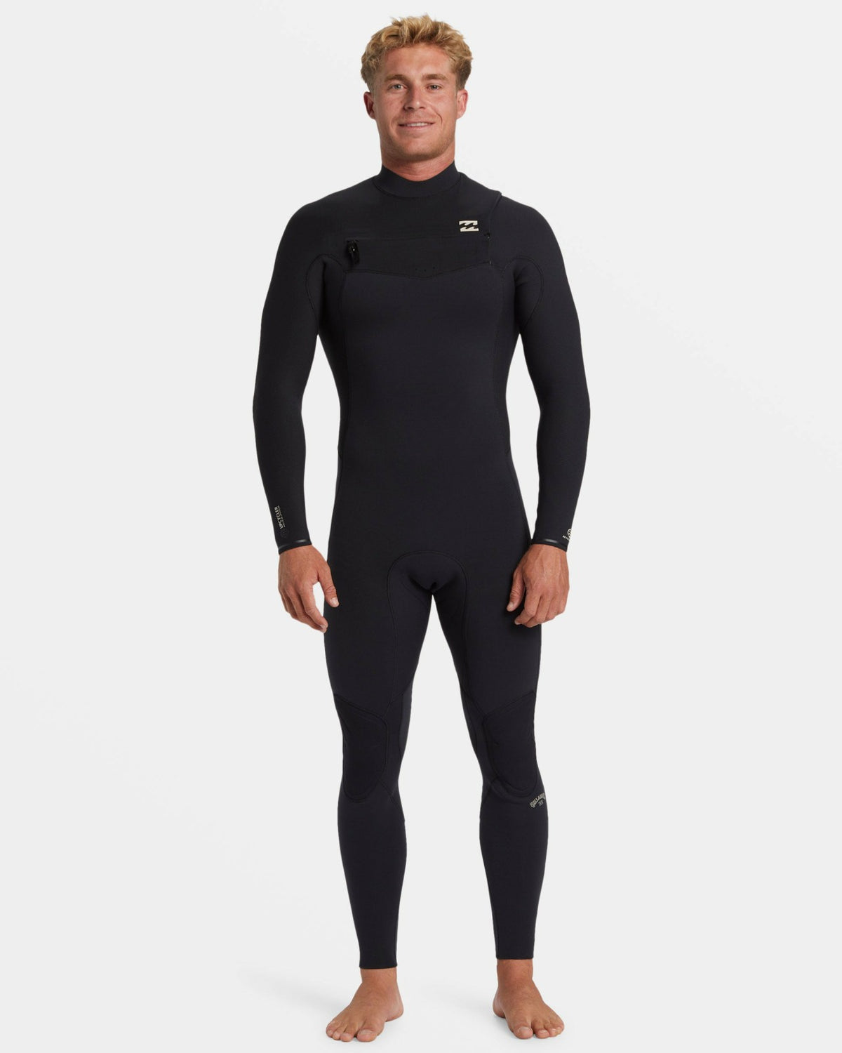 Billabong 4/3mm Revolution Natural Upcycler GBS Chest Zip Wetsuit - Black
