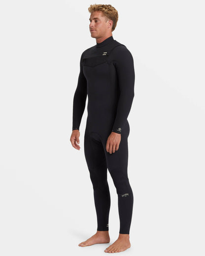 Billabong 4/3mm Revolution Natural Upcycler GBS Chest Zip Wetsuit - Black