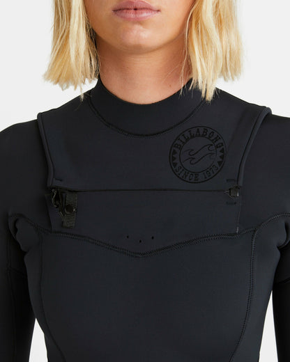 Billabong 4/3mm Salty Dayz Natural Upcycler GBS Chest Zip Wetsuit - Black