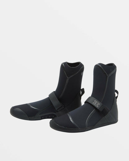 Billabong 5mm Furnace Upcycler Welded Round Toe Wetsuit Boots - Black