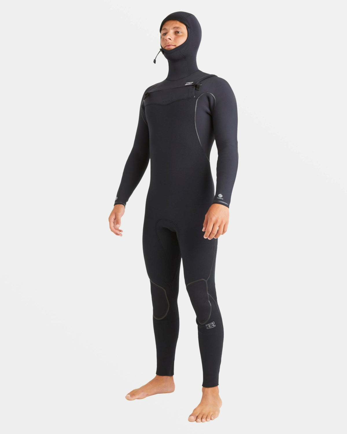 Billabong 6/5mm Furnace Natural Upcycler Welded Chest Zip Wetsuit - Black