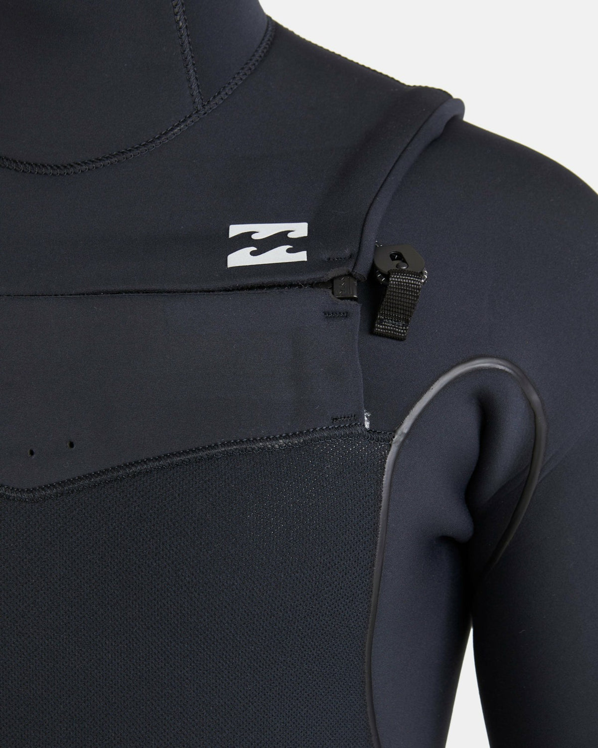 Billabong 6/5mm Furnace Natural Upcycler Welded Chest Zip Wetsuit - Black