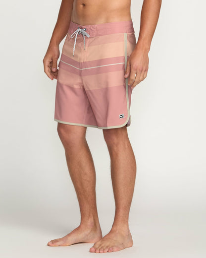 Billabong 73 Pro Performance 18" Boardshorts - Dusty Pink