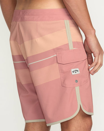 Billabong 73 Pro Performance 18" Boardshorts - Dusty Pink