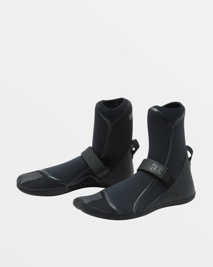 Billabong 7mm Furnace Upcycler Welded Hidden Split Toe Wetsuit Boots - Black