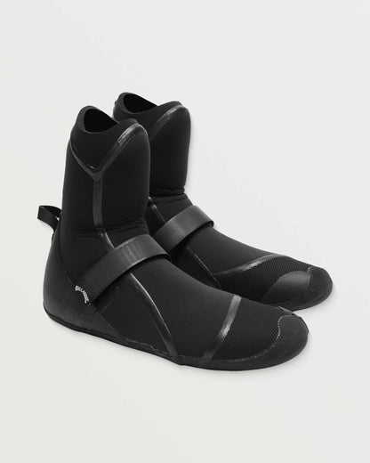 Billabong 7mm Furnace Upcycler Welded Round Toe Wetsuit Boots - Black