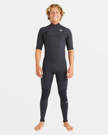Billabong 2/2mm Absolute Natural Upcycler GBS Chest Zip Wetsuit - Black