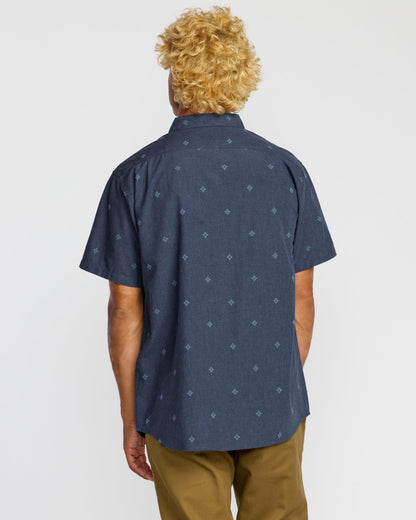 Billabong All Day Jacquard Short Sleeve Shirt - Midnight