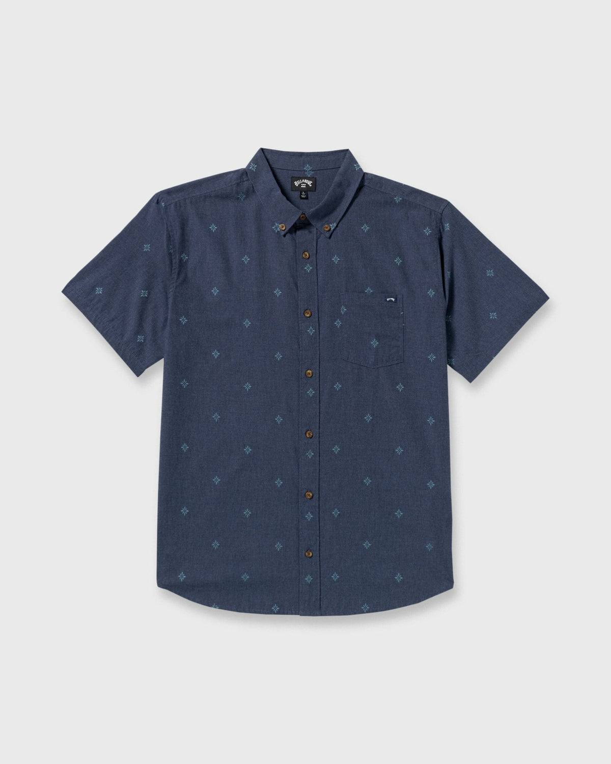 Billabong All Day Jacquard Short Sleeve Shirt - Midnight