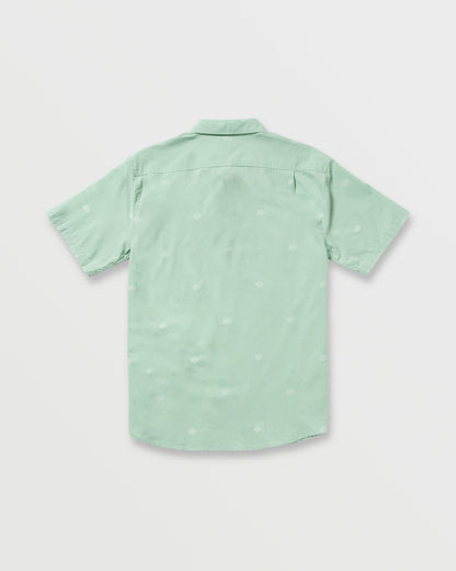 Billabong All Day Jacquard Short Sleeve Shirt - Seafoam