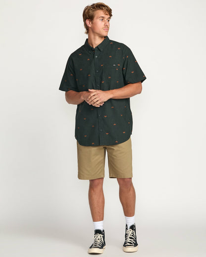 Billabong All Day Jacquard Short Sleeve Shirt - Stealth
