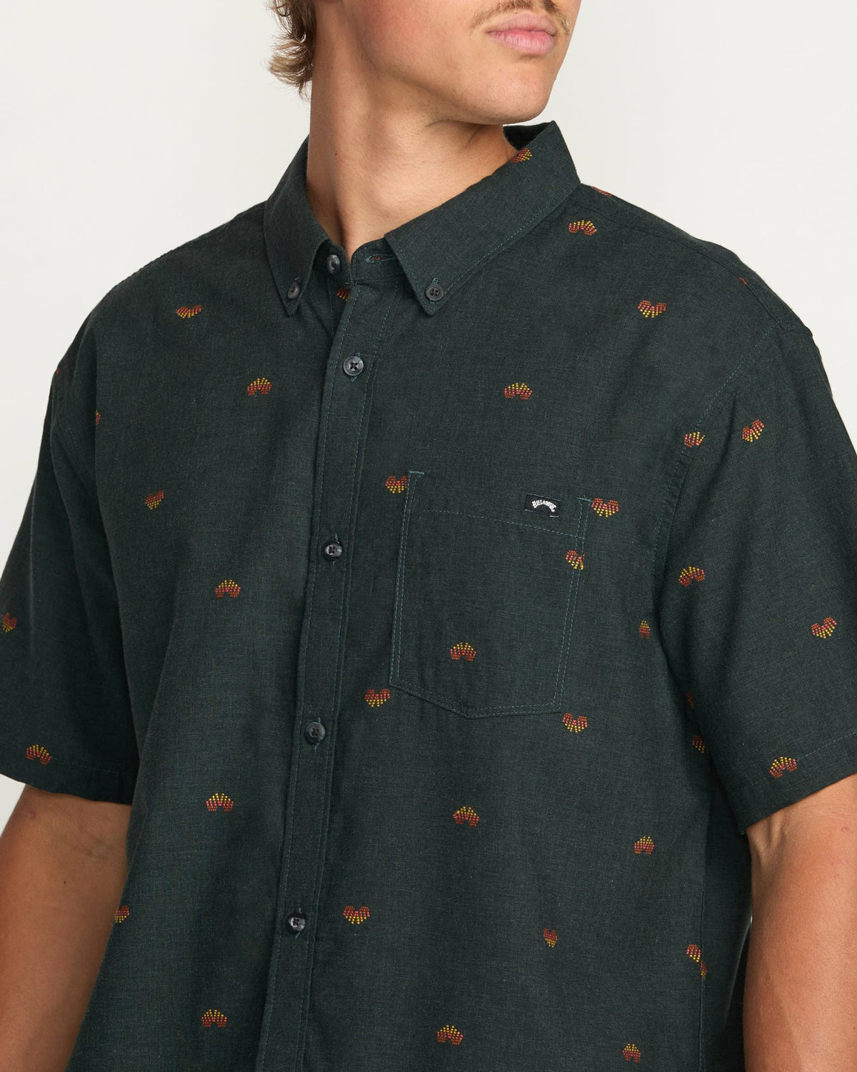 Billabong All Day Jacquard Short Sleeve Shirt - Stealth