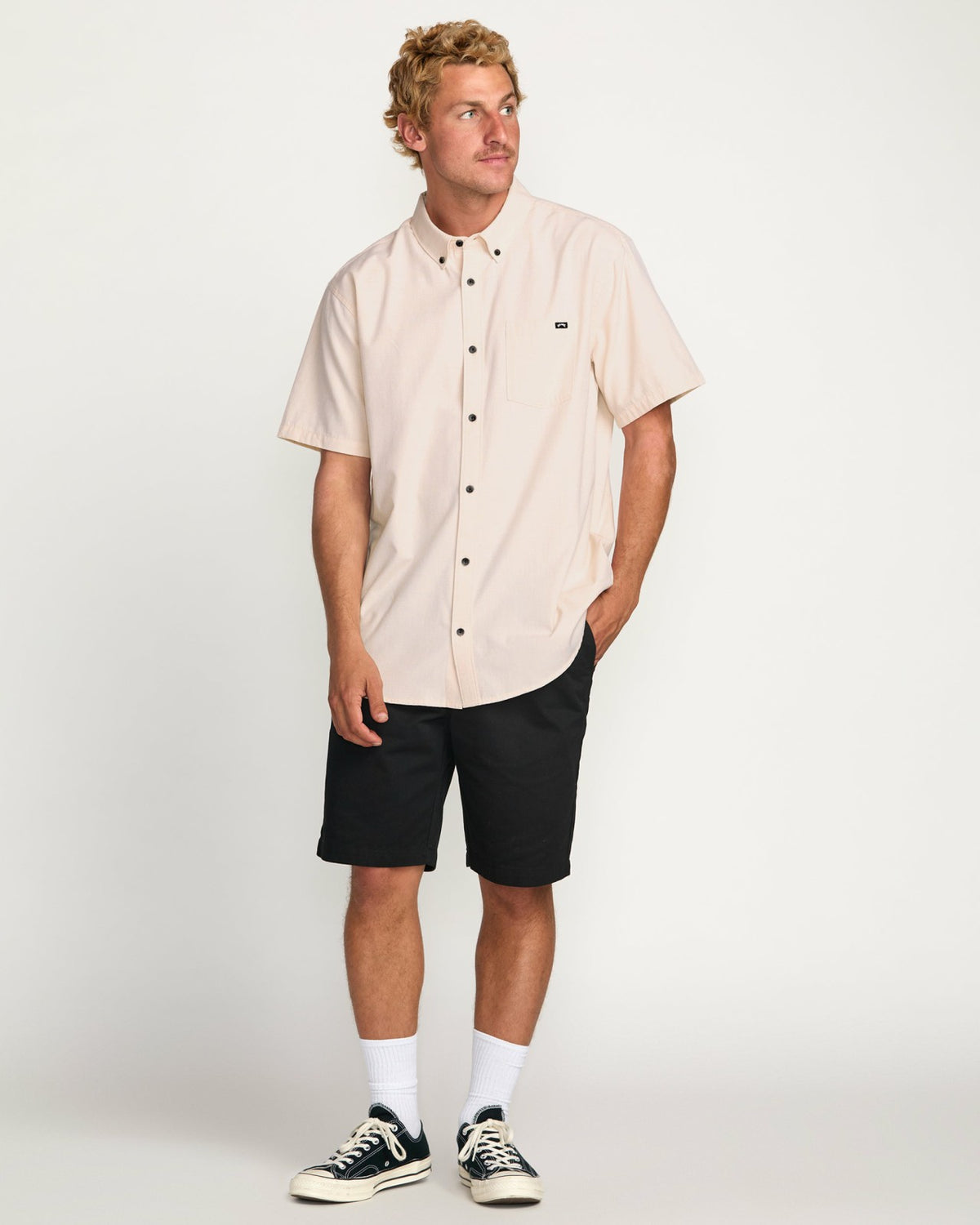 Billabong All Day Short Sleeve Shirt - Coral Haze