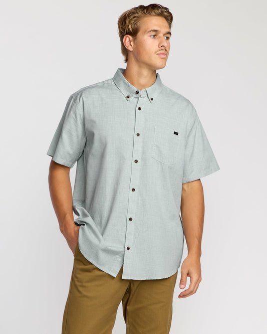 Billabong All Day Short Sleeve Shirt - Sage Green