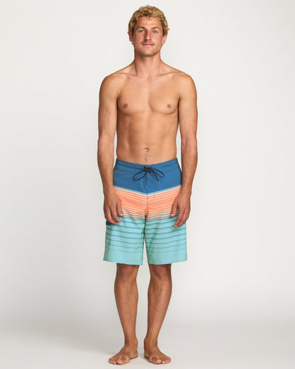 Billabong All Day Stripe Pro Performance 20" Boardshorts - Deep Blue