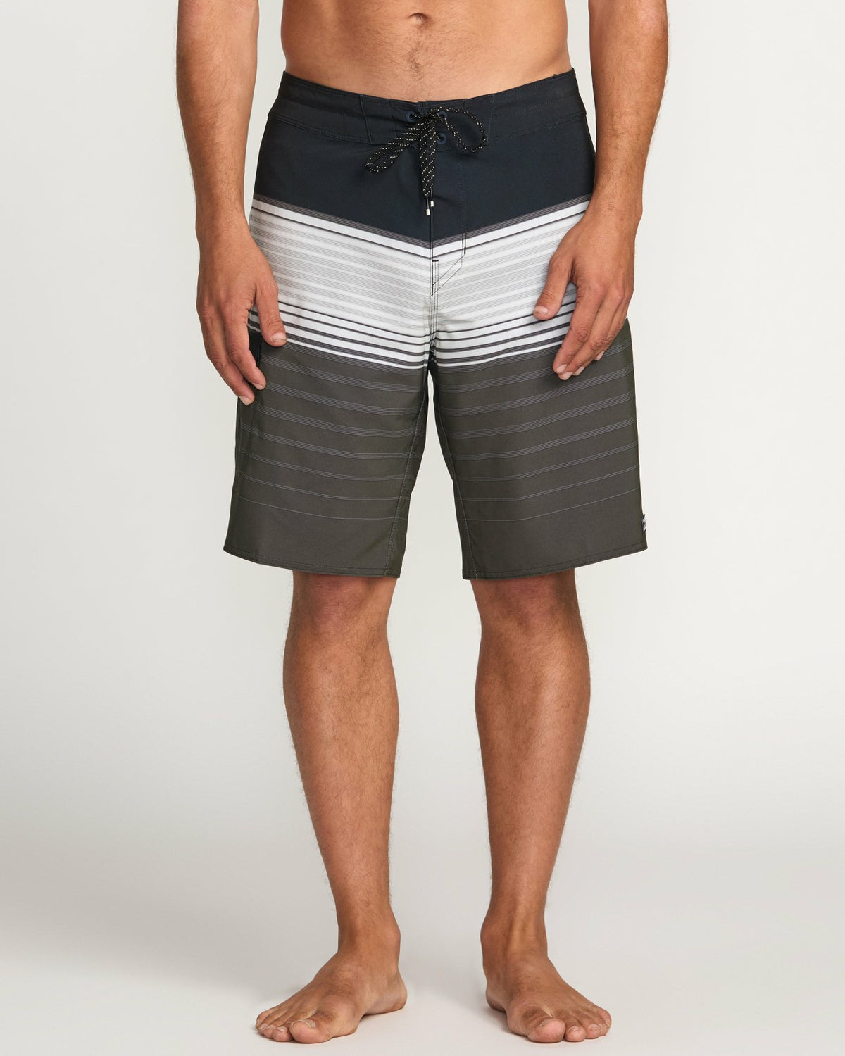 Billabong All Day Stripe Pro Performance 20" Boardshorts - Pewter