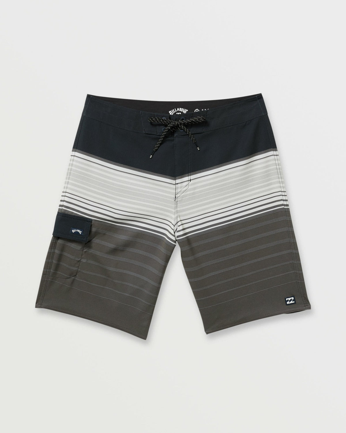 Billabong All Day Stripe Pro Performance 20" Boardshorts - Pewter