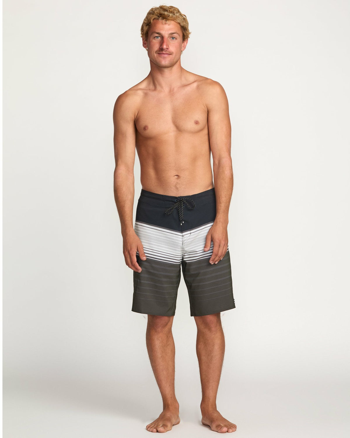 Billabong All Day Stripe Pro Performance 20" Boardshorts - Pewter