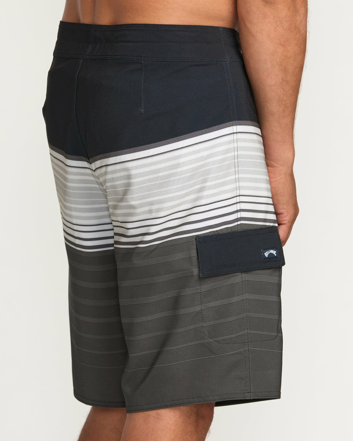 Billabong All Day Stripe Pro Performance 20" Boardshorts - Pewter