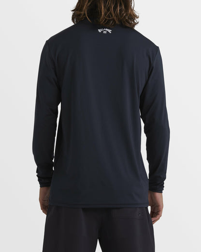 Billabong All Day Wave Loose Fit Long Sleeve Surf Tee - Black