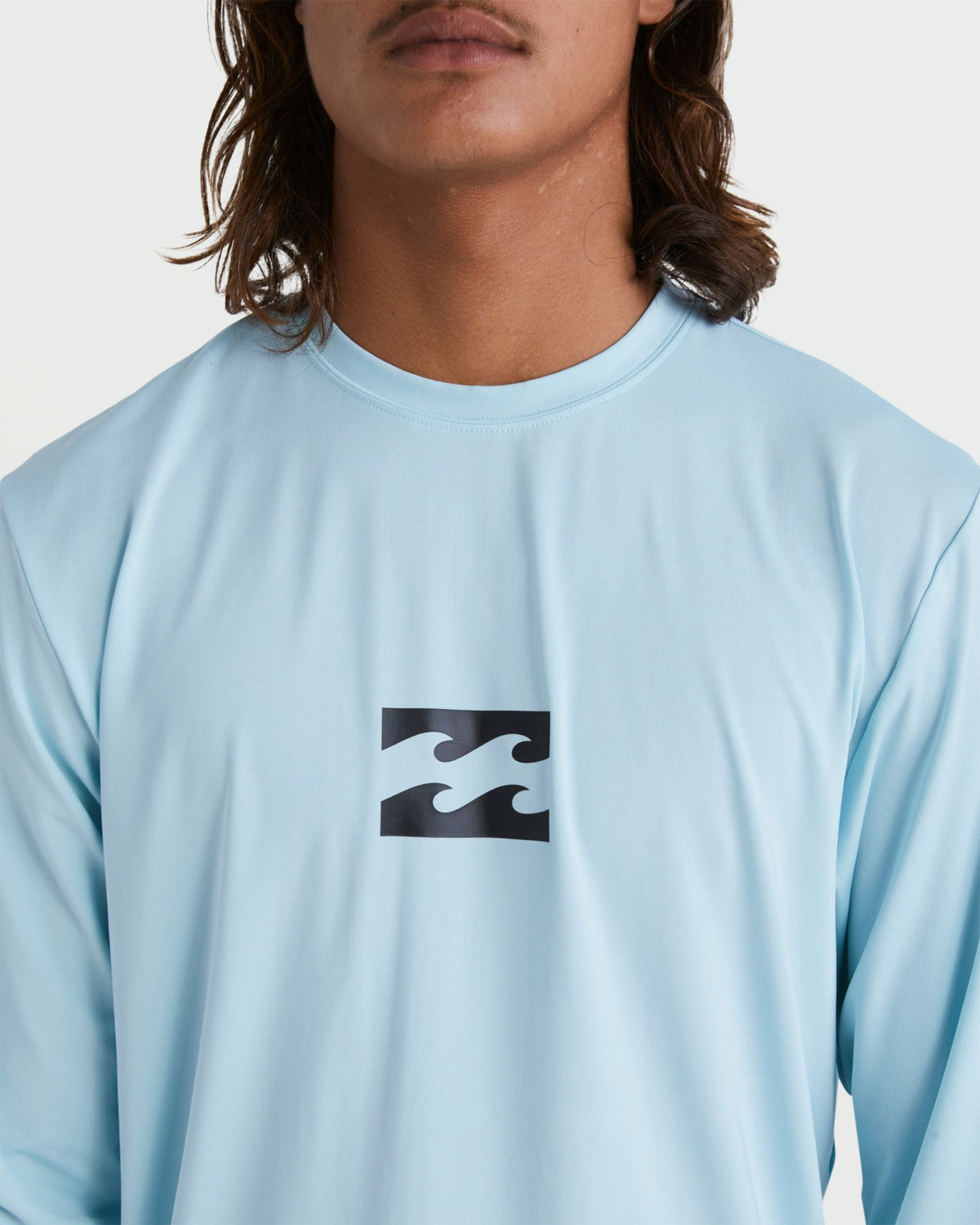 Billabong All Day Wave Loose Fit Long Sleeve Surf Tee - Coastal Blue