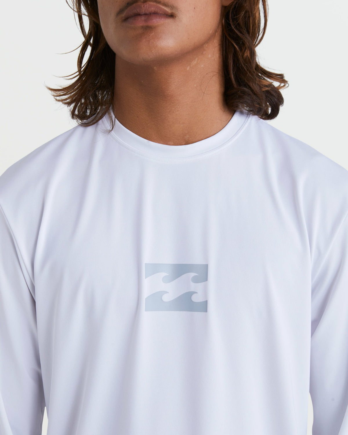 Billabong All Day Wave Loose Fit Long Sleeve Surf Tee - White
